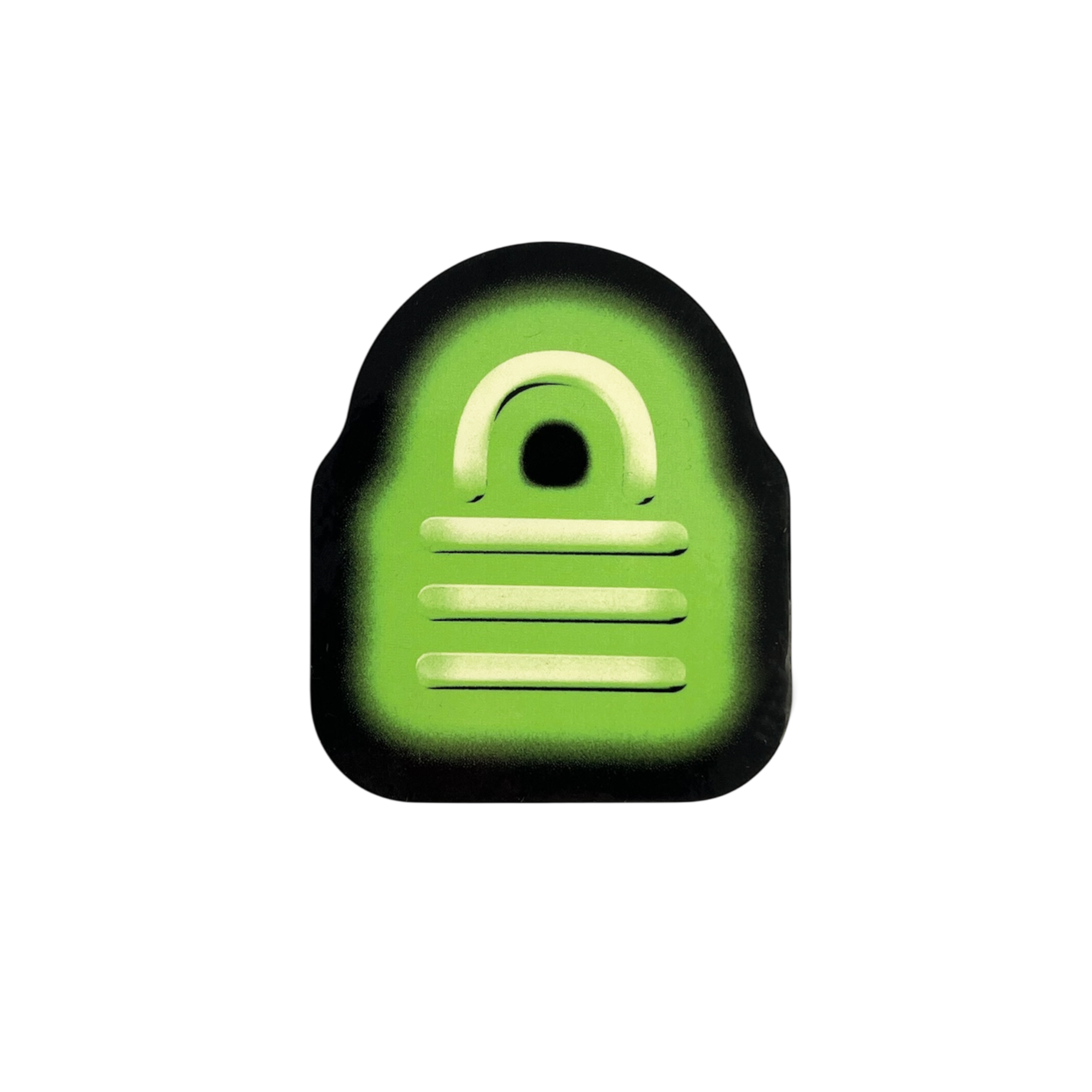 Neon Lock Sticker – Lockin' Out Records