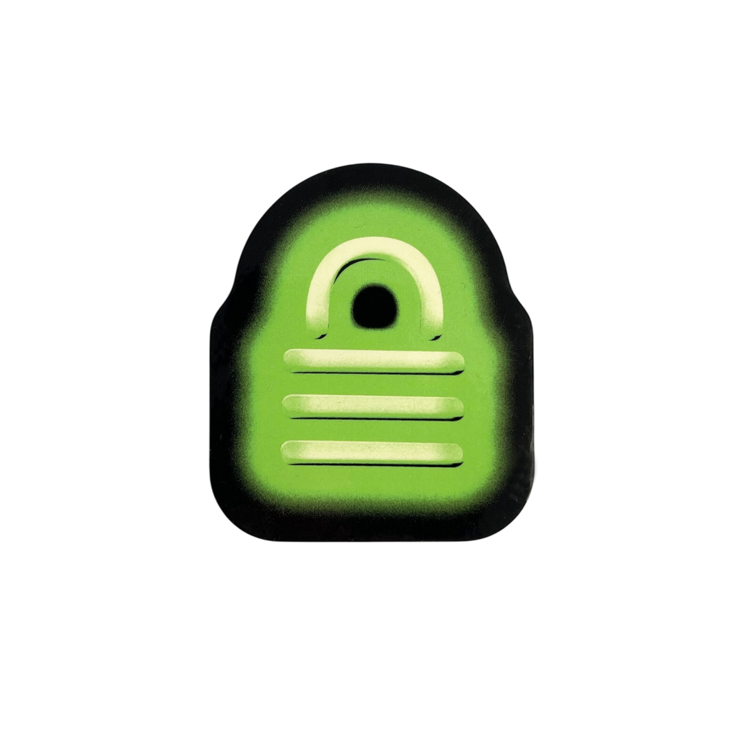 Neon Lock Sticker